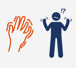 Sudden numbness is a sign of stroke or mini-stroke